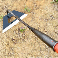 Hollow Hoe Manganese Steel Weeder Rust Resistant Long Handle Weeder for Gardeners, Vegetable Garden, Flower Beds