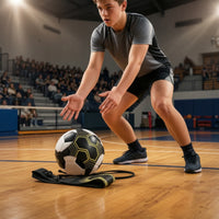Soccer Waist Belt Versatile-Sport Training Belt with Elastic Cord Compact Ball Return for Beginners