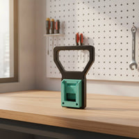 Battery Storage Rack with Handle Handheld Organizer Rigid for DIYers, Mechanics