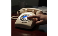 Rotary Style Telephone Classic Old-Fashioned Phone Wired for Study Room