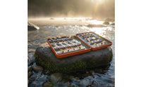 Feline Pattern Fly Box Sturdy Fly Fishing Box Easy Grip for Fishermen