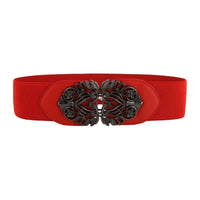 Cinch Belt Wide Elastic Belt Waist Cincher Comfortable Flexible for Women, Dresses, Outerwear