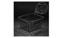 Slatted-Base Front Bike Basket Reinforced Wire Bike Basket Long-Lasting Universal for Students, Shopping