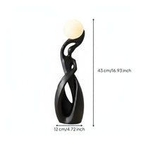 Abstract Resin Figurine Minimalist Design Table Ornament Lustrous Surface