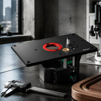 Table-Mounted Routing System Stable Support Mounting Precision Router Lift Aluminum Alloy Power Tool Accessory for Carpenters