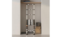 Portable Telescopic Ladder Heavy Duty Multi-Purpose Folding Ladder for Household, Construction