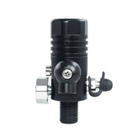 Aluminum Diving First Stage Regulator with Aluminum Alloy Breathing Valve, with M10 Pressure Gauge / Extended Pressure Gauge