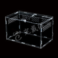 Acrylic Reptile Breeding Box Spider Insect Feeding Terrarium