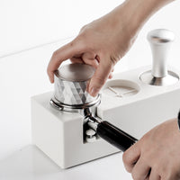 New Diamond Self-Leveling Coffee Distributor and Tamper Set Stainless Steel Espresso 3-Piece 51/53/58mm