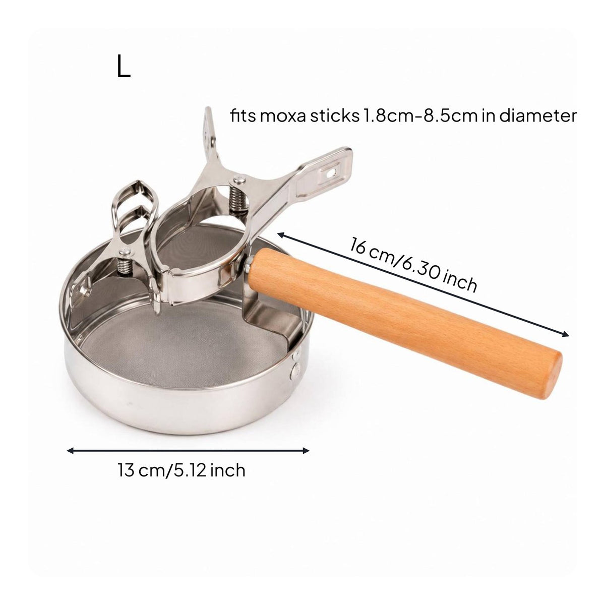 Handheld Moxa Clamp Heat-Resistant Moxibustion Bracket Stable Grip