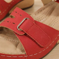 Ladies Wedge Sandals for Women, Casual Wedge Sandals with Adjustable Straps, Fashionable Wedge Sandals for Daily Wear, Slingback Sandals for Summer