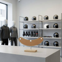 3 Snap Helmet Visor Contrast Stitching Uncovered Face Helmet Visor Thick