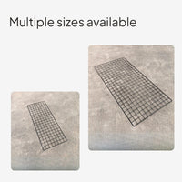 Turtle Tank Divider Iron Mesh, Black Grid, Easy Install