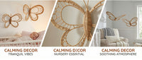 Nordic Flower Rattan Wall Decoration for Home Decor