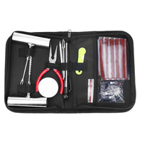 Car Emergency Tire Repair Kit with Metal Drill Bits for Cars and Motorcycles