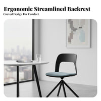 Molded Shell Task Chair Padded Seat Office Furniture Easy to Clean for Students