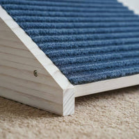 Wooden Pet Stair Ramp Sturdy Design Small Pet Stair Helper Easy to Clean Anti-Slip Dog Steps for Cats