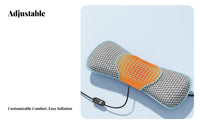 Adjustable Height Sleeping Waist Cushion Multi-Position Use Inflatable Pillow Breathable for Side Sleepers, Seniors, Bed, Travel, Car