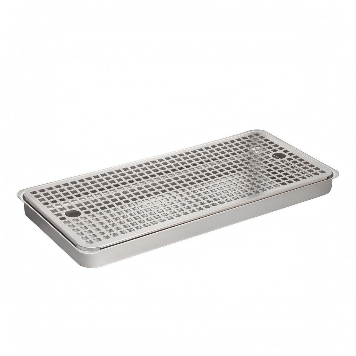 Stainless Steel Drop Tray Raised Edges Hygienic