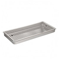 Stainless Steel Drop Tray Raised Edges Hygienic