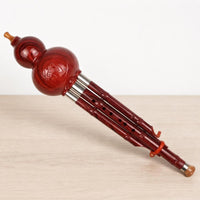 Beginner-Friendly Hulusi with Case Traditional Chinese Hulusi Cultural Chinese Gourd Flute Portable for Classroom