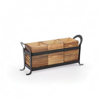 Cutlery Holder with Handle 3-Compartment Utensil Holder with Handles Space