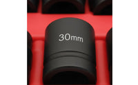 1 Inch Drive Shock Socket Set Integrally Molded Sturdy Duty Shock Socket Set Mechanic Tool Heat-Treated Wear-Resistant