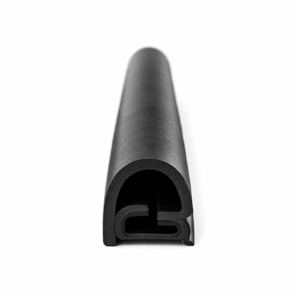 EPDM Rubber Seal Strip with Steel Core, Automotive Door Seal Strip, Car Door Rubber Seal Strip, Waterproof Door Seal Strip, N