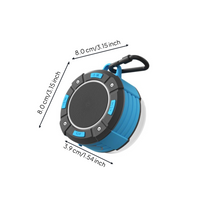 Waterproof speaker with deep bass