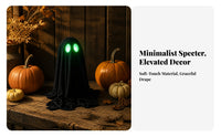 Spooky Cloth Spirit with Glowing Eyes | Soft draped Base, Halloween spirit Decoration, for Entryway