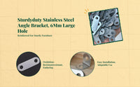 Rust-resistant stainless steel bracket