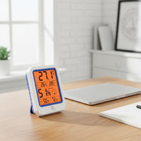 Digital Temperature-Hygrometer High Precision Indoor Temperature Humidity Meter °C/°F Switchable Room Thermometer with Humidity Display