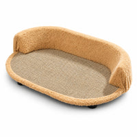 Elevated Pet Bed with Scratch Pad Long-Lasting for Living Room