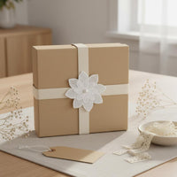 20 Pieces Embroidered Flower Applique DIY White Flower Sew-on Handmade