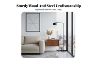 Single-Drawer End Table Nordic aesthetic Nightstand Space-Saving for Homeowners