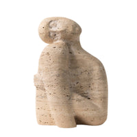 Abstract Sculpture Beige Character Ornament Nordic for Office, Homeowners