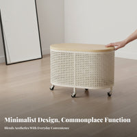Light Luxury Design Upholstered Shoe Rack Bench Movable Entryway Stool Cream aesthetic Home Organization With Storage Shelf for Families, Homeowners, Renters, Hallway, Living Room, Bedroom, Closet