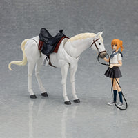 Articulated Horse Action Figure Model 2.0 Version, White and Brown