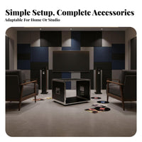Open Frame Amplifier Rack Simple Design Audio Cabinet robustDuty for Living Room