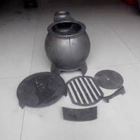 取暖炉火炉铸铁取暖家用烧柴室内农村烧煤两用炉子养殖炮弹煤炭.