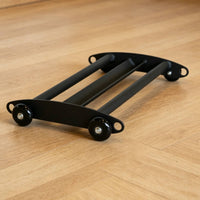 Glute Ham Roller Smooth Smooth-Rolling Casters Glute Ham Developer Roller Compact Leg for Home Gym