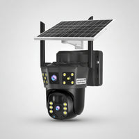 Solar Security Camera with Solar Panel WiFi for Yard, Home Entrance, Homeowners