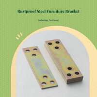 Corner Bracket, Iron Plate Furniture Connector, sturdy Repair Hardware for Table, Chair, Cabinet