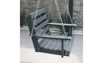 Double-Seat Swing Chair Wide Armrests Swing Chair 2 Person for Patio