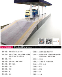 High-Speed Rail Station Platform Model Kit (No Tracks) 1:87 Scale