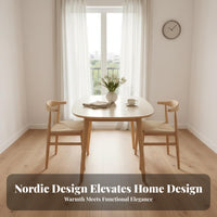 White Oval Dining Table Oval Table Man-made Marble Table Kitchen Table Hairpin Legs Tabletop with Nordic Minimalist Design Suitable for Families Homeowners Living Room Eatery