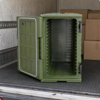 Insulated Food Box Ribbed Interior Insulated Food Carrier Large Capacity Hot Box for Transport