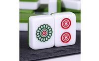 Mini Mahjong Set Lightweight Mini Chinese Mahjong Set Long-Lasting Sleek Feel for Travelers, Camping
