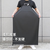 Waterproof Oil-Proof PVC Apron with Leather Texture