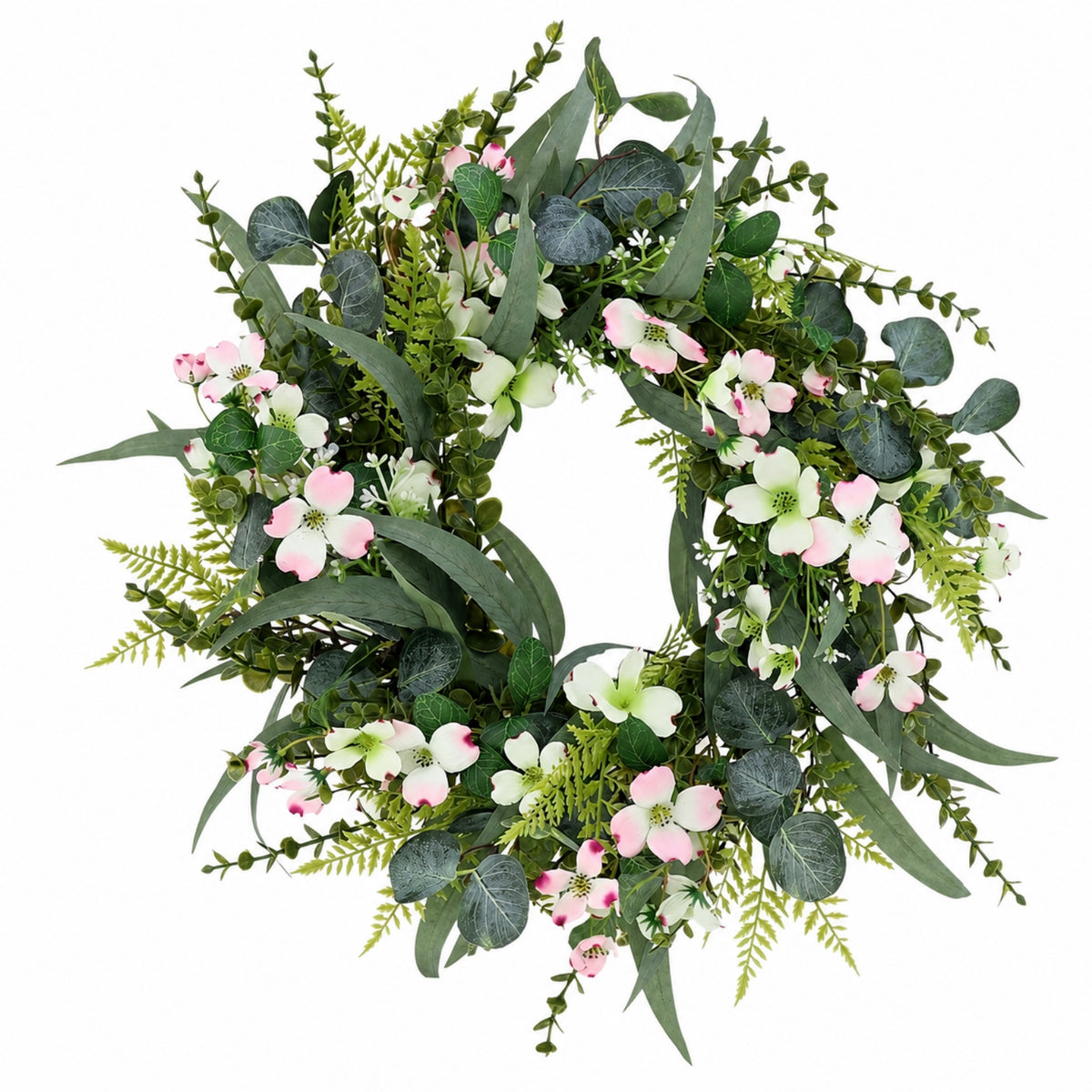 Greenery Wreath Farmhouse Decor Large for Window